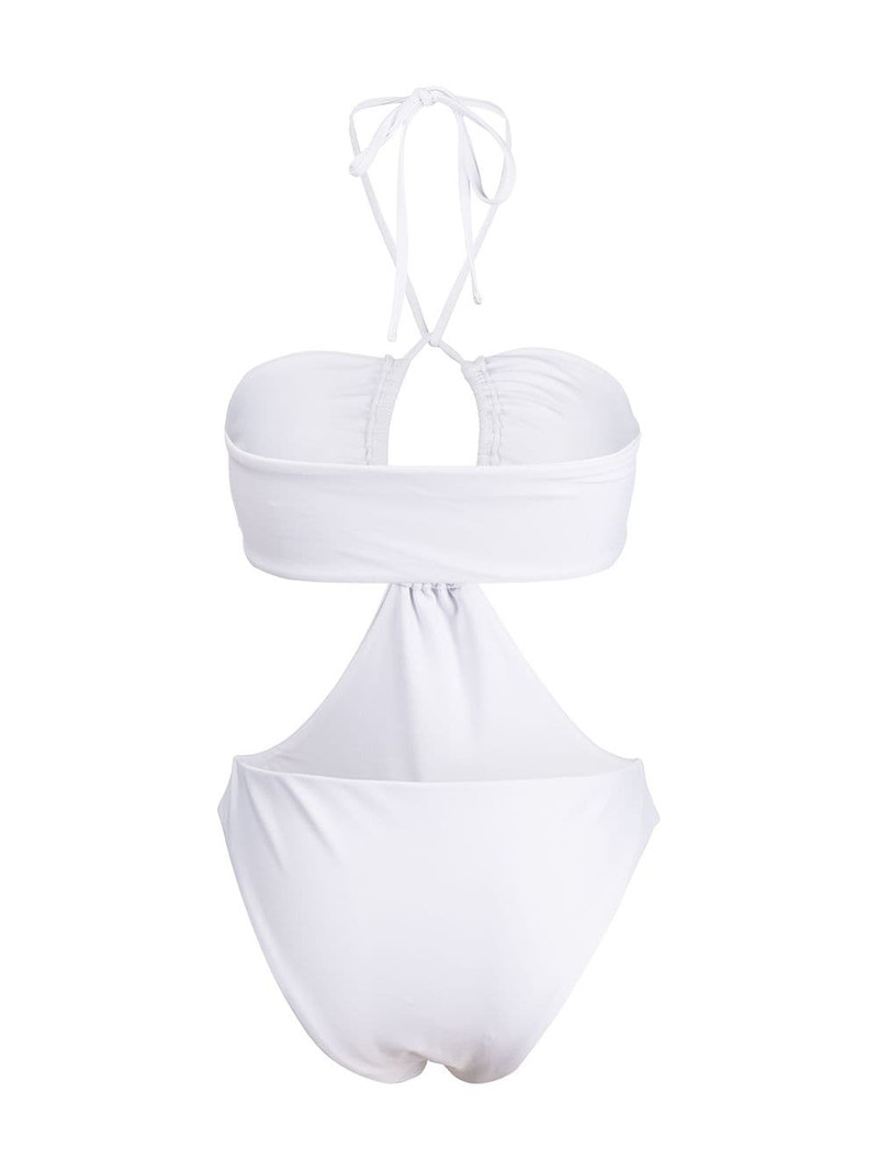 ROSETTA GETTY bandeau-style rear-tie swimsuit outlook