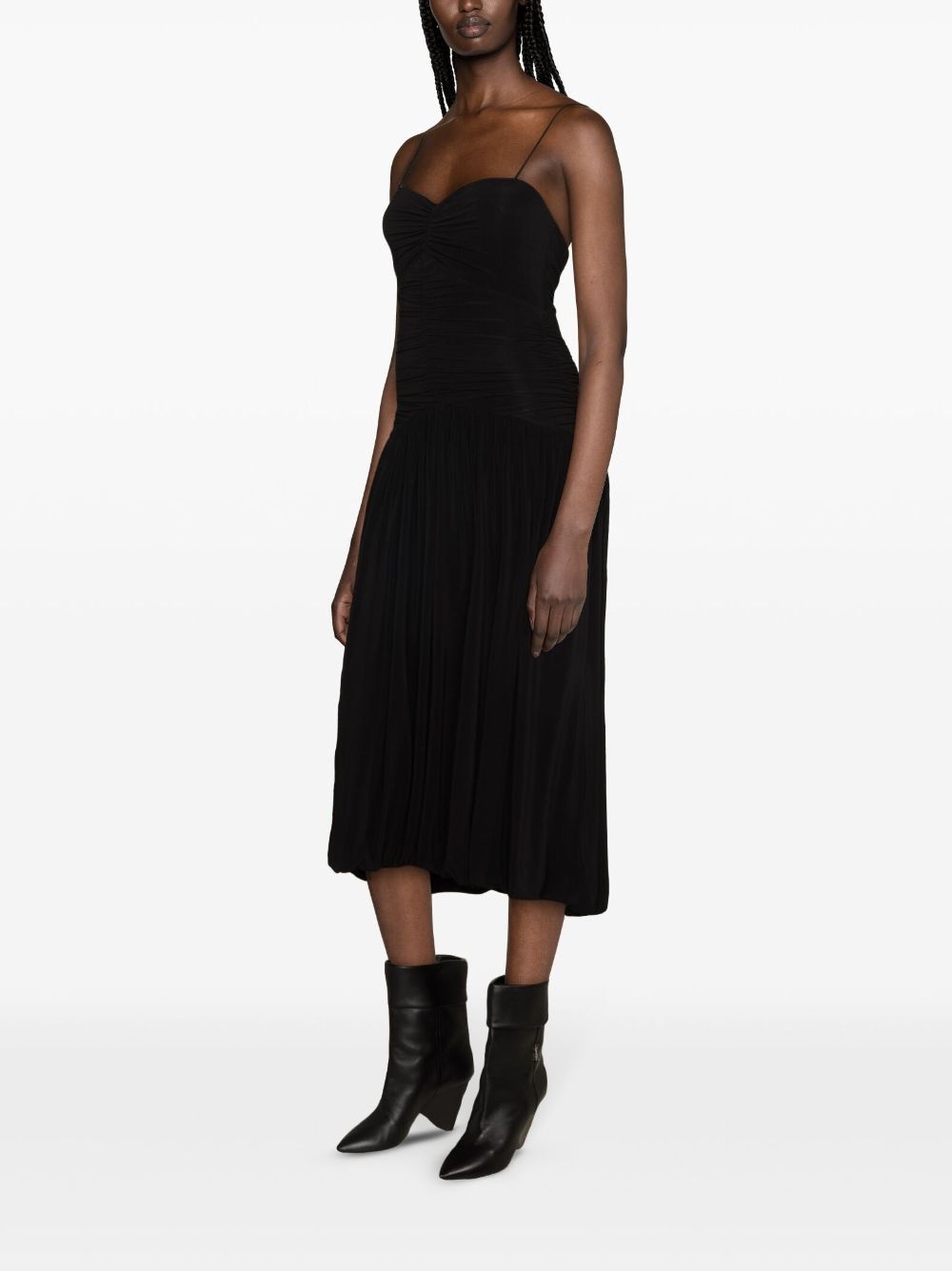 Elisabeth ruched midi dress - 3