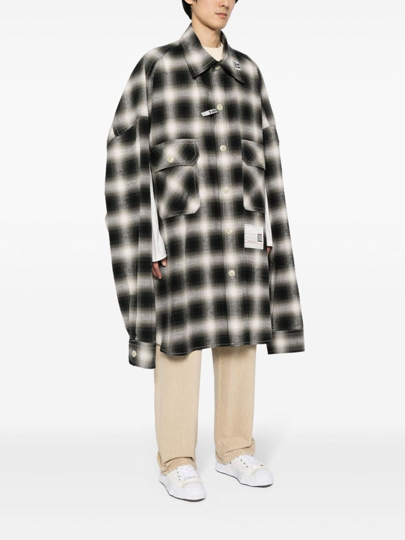 Super Big logo-patch shirt 3