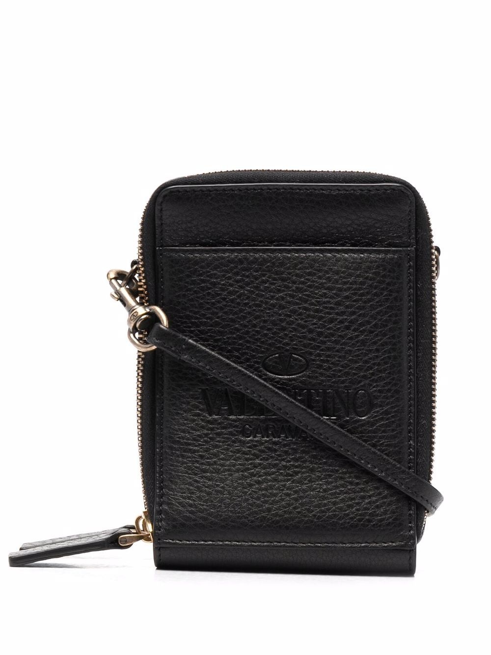 embossed-logo wallet bag - 1