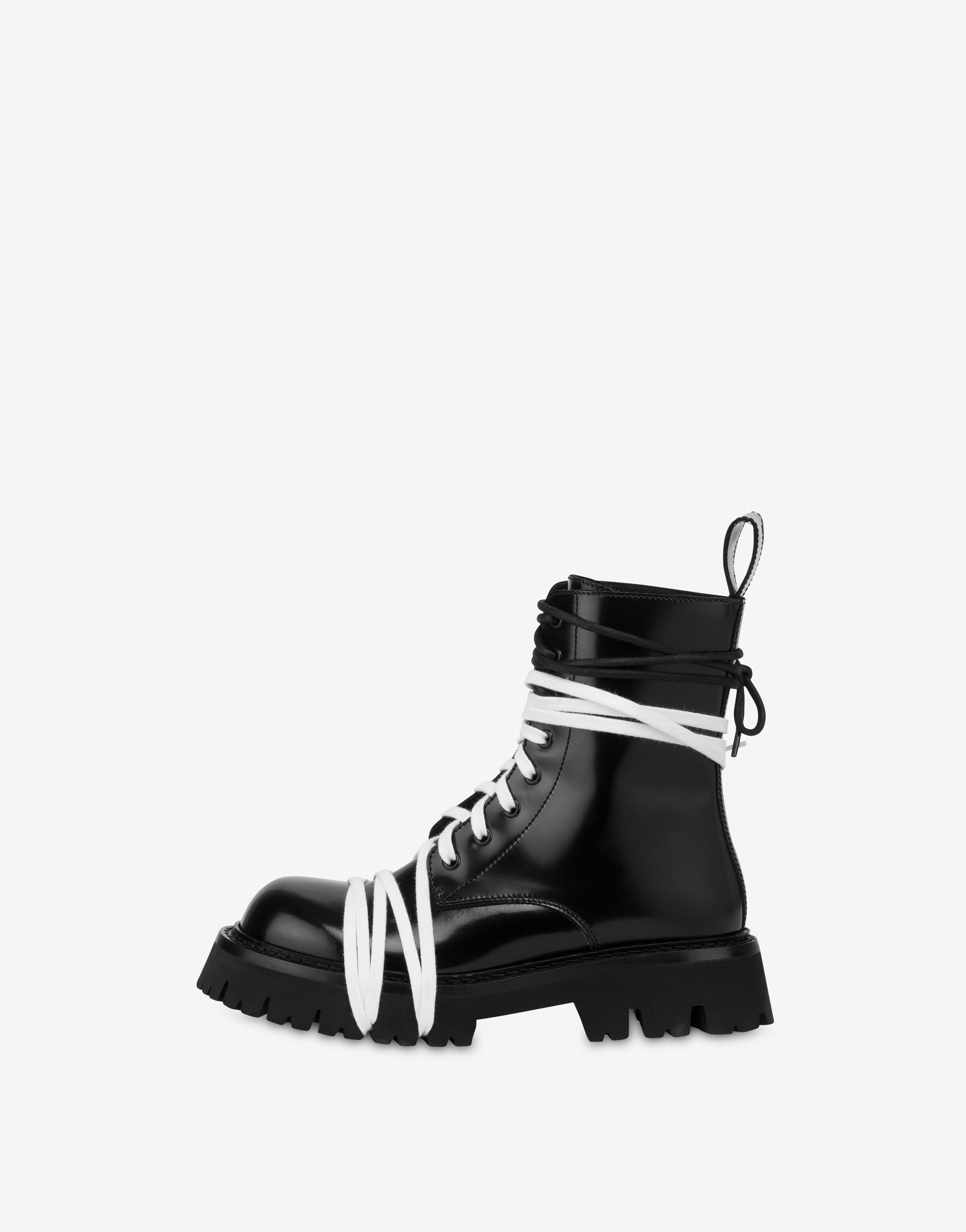 BIKER BOOTS IN BRUSHED CALFSKIN - 2