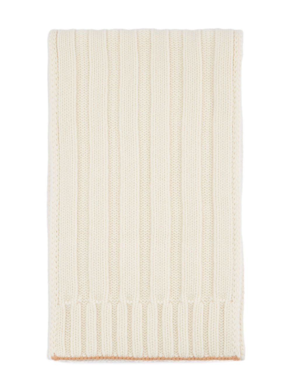 ribbed-knit scarf - 2