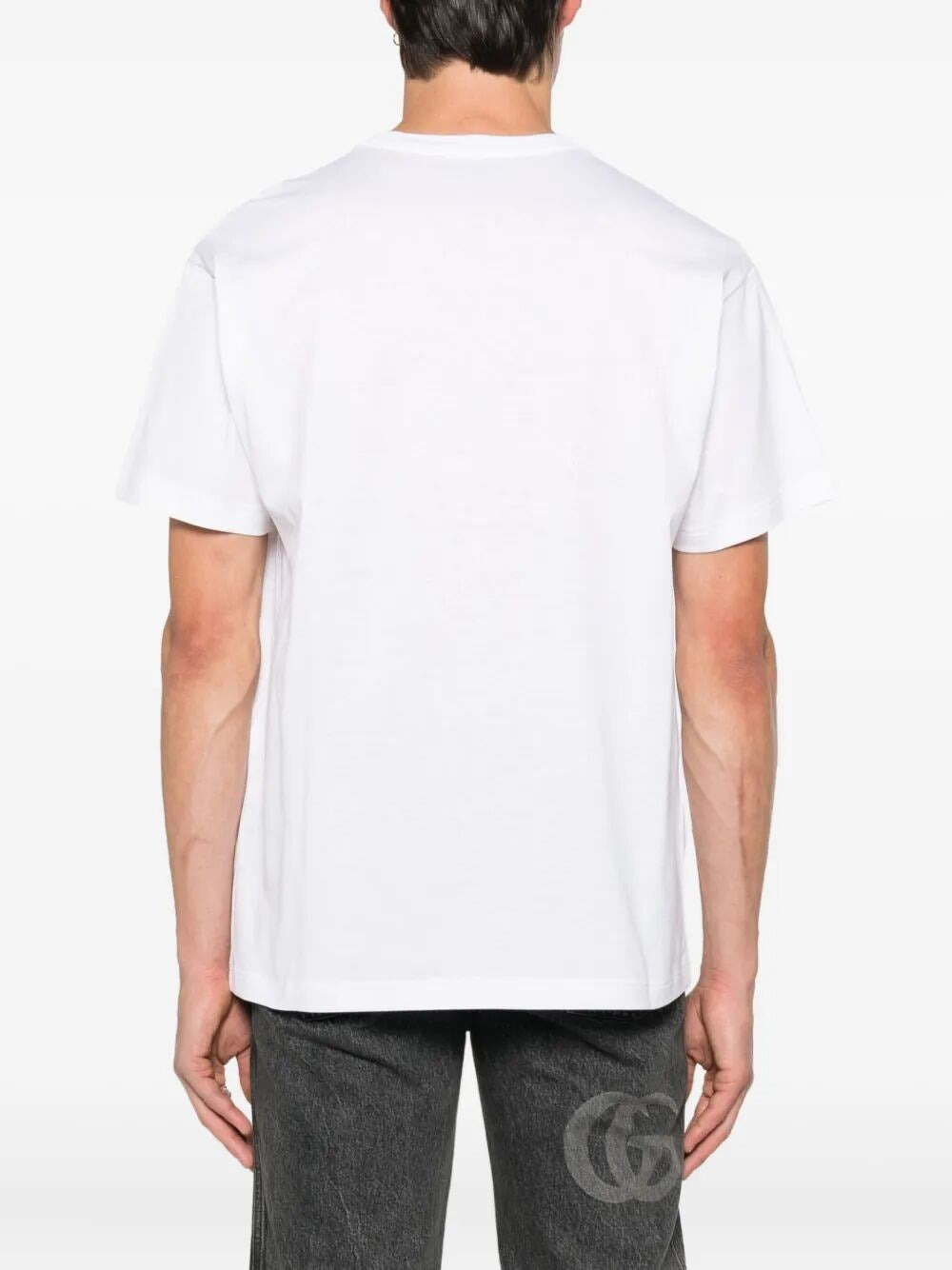 Gucci Men Short Sleeve Cotton Jersey T-Shirt - 3