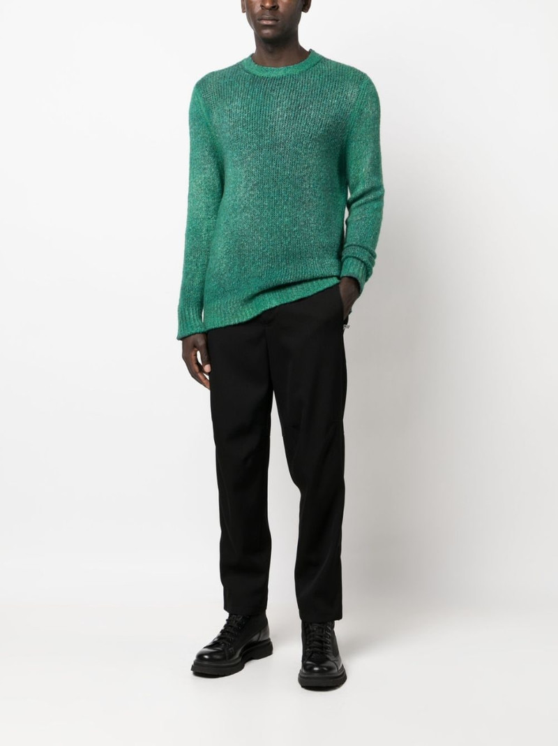 Avant Toi faded crew-neck jumper outlook