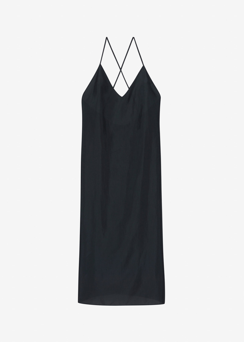 Vence Slip Dress - Black 1