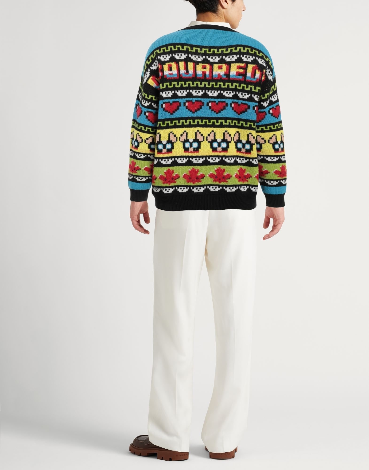 Black Men's Cardigan - 3