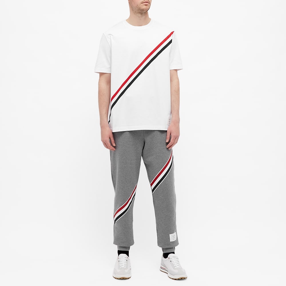 Thom Browne Diagonal Stripe Tee - 6