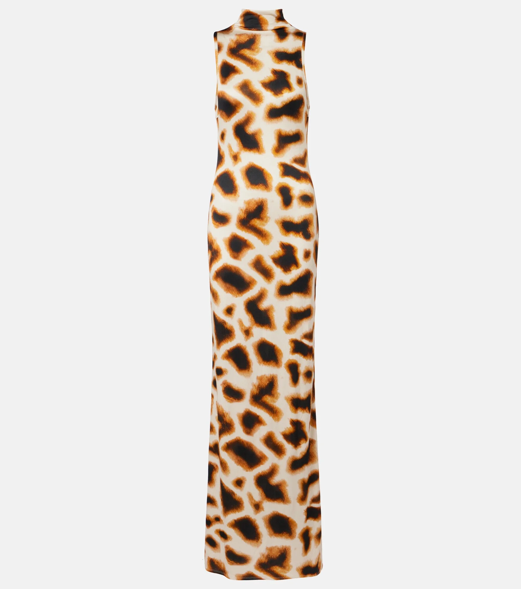 Animal-print maxi dress - 1
