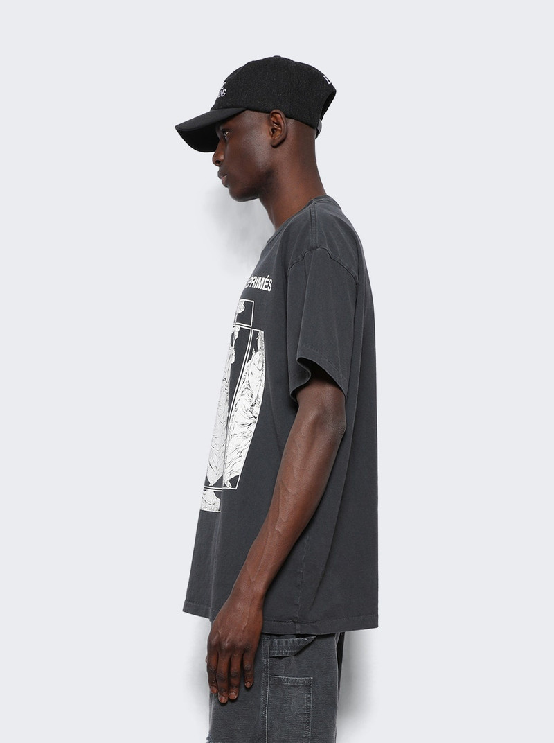 Italian Romance T-Shirt Faded Black and White 4