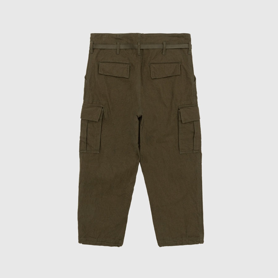 WOOL SERGE CARGO PANTS - 15