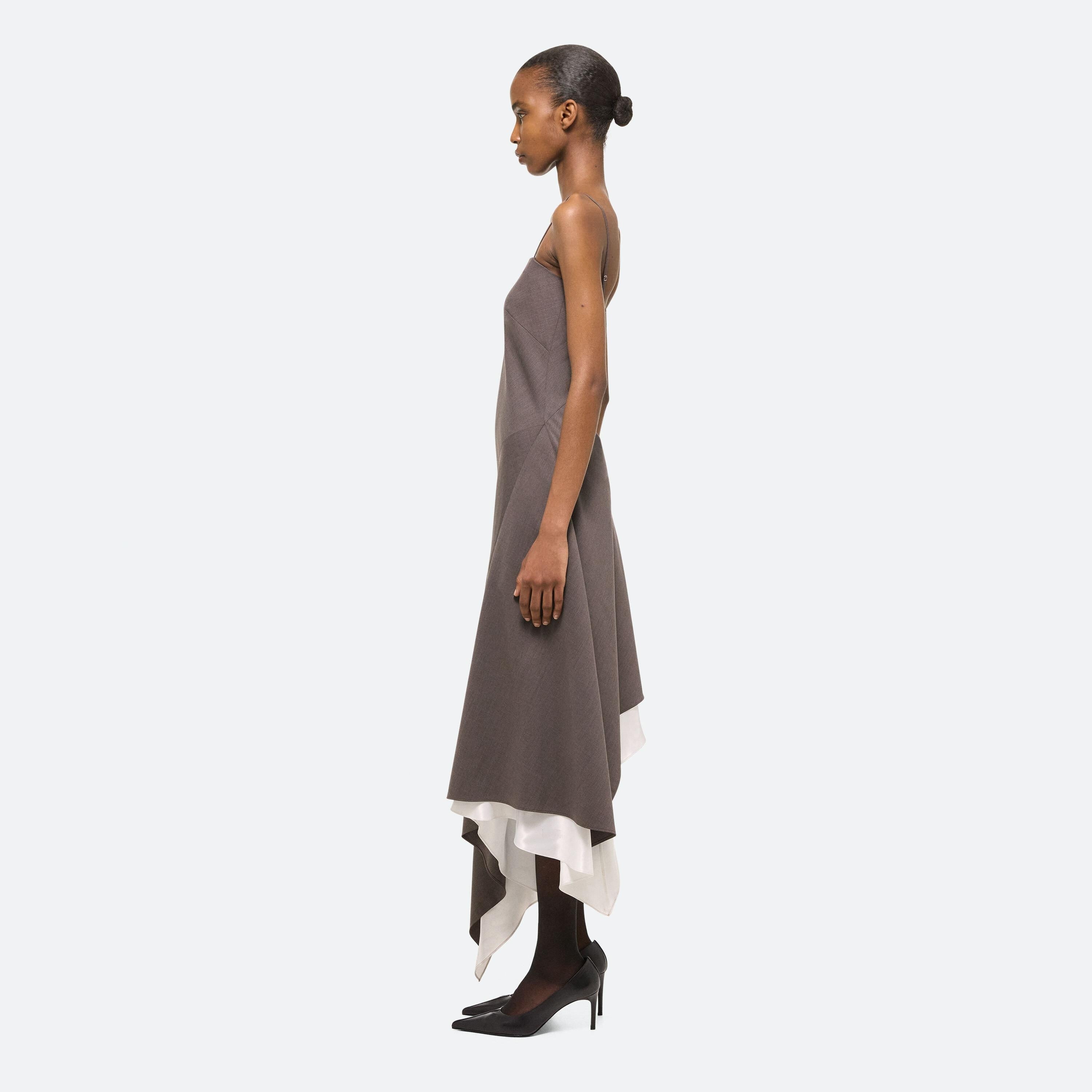 SCARF HEM DRESS - 3