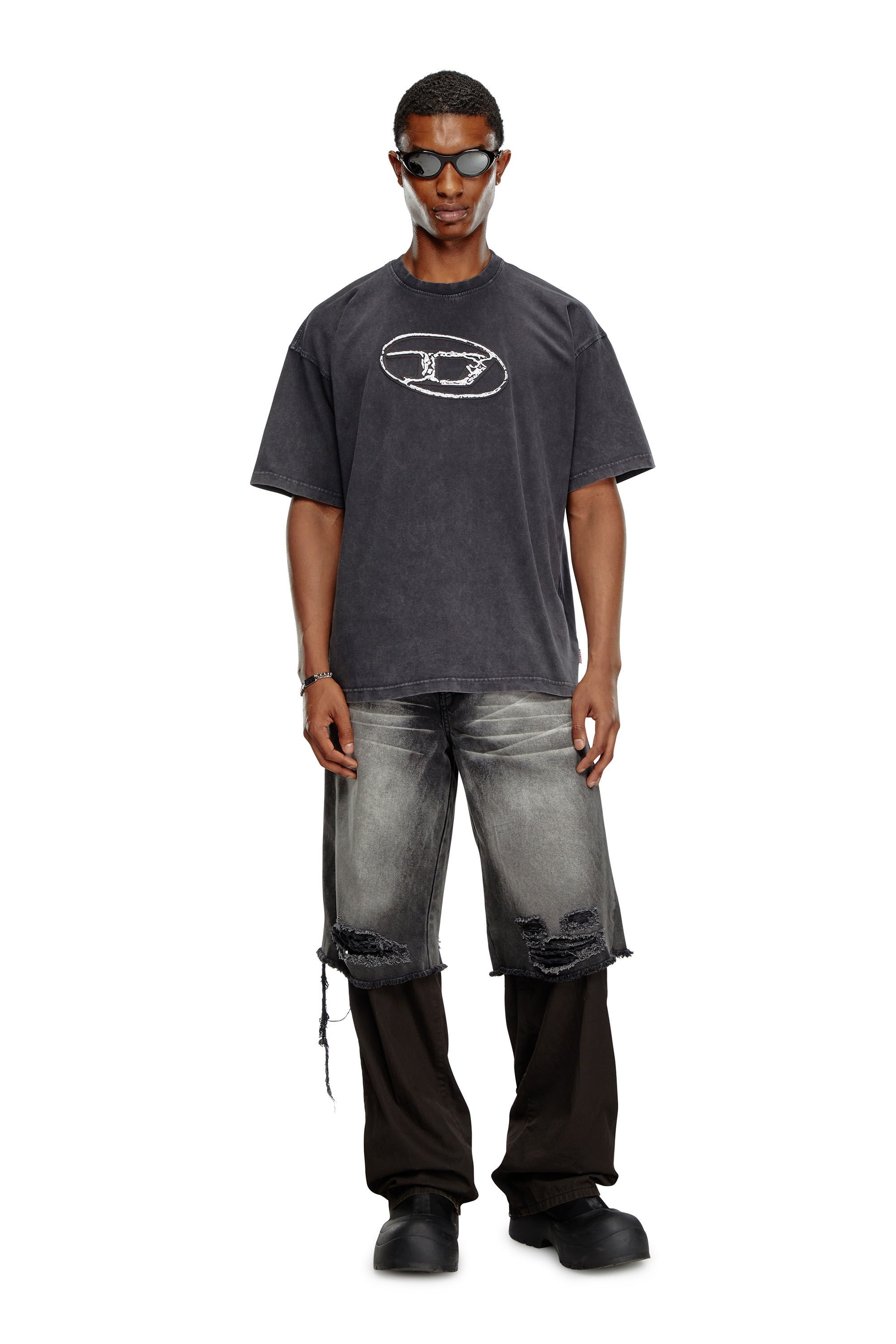 【DIESEL】T-Boxt-Q22 Black T-Boxt-Q22 T-Shirt by Diesel on Sale