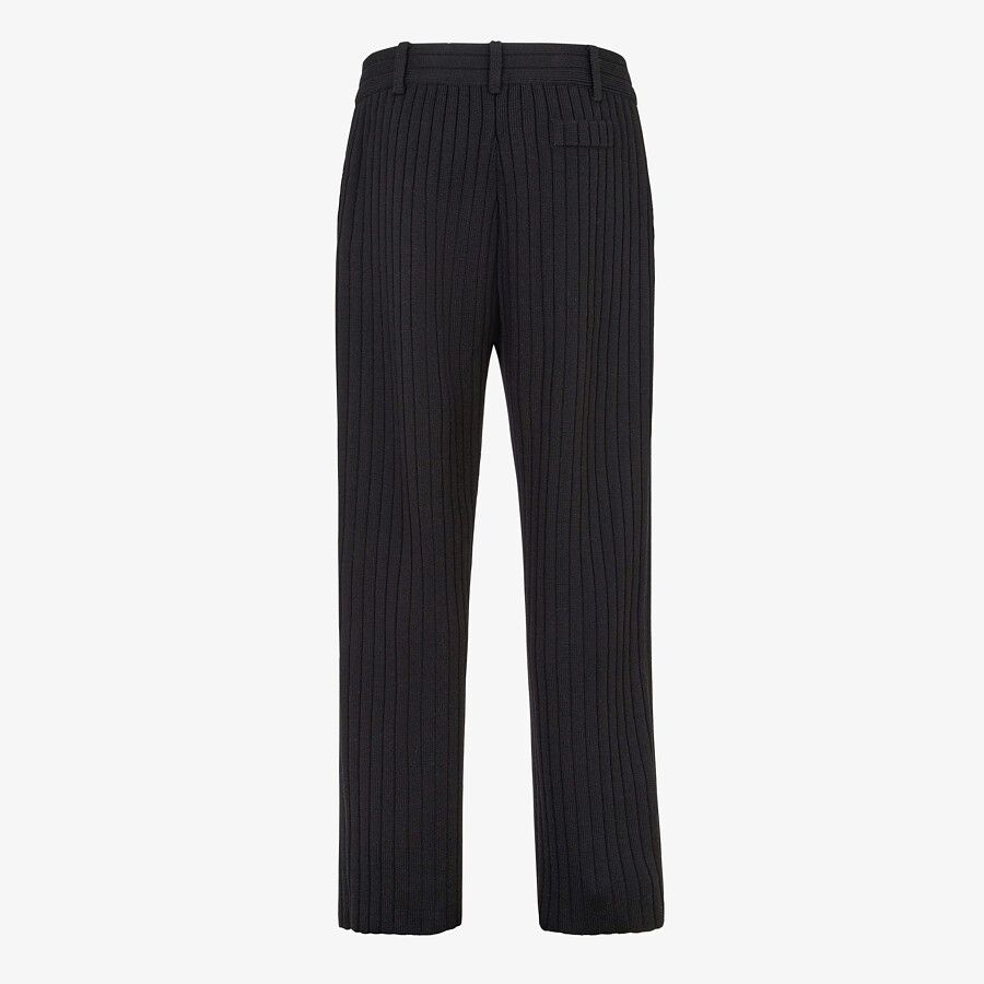 Black knit pants - 2