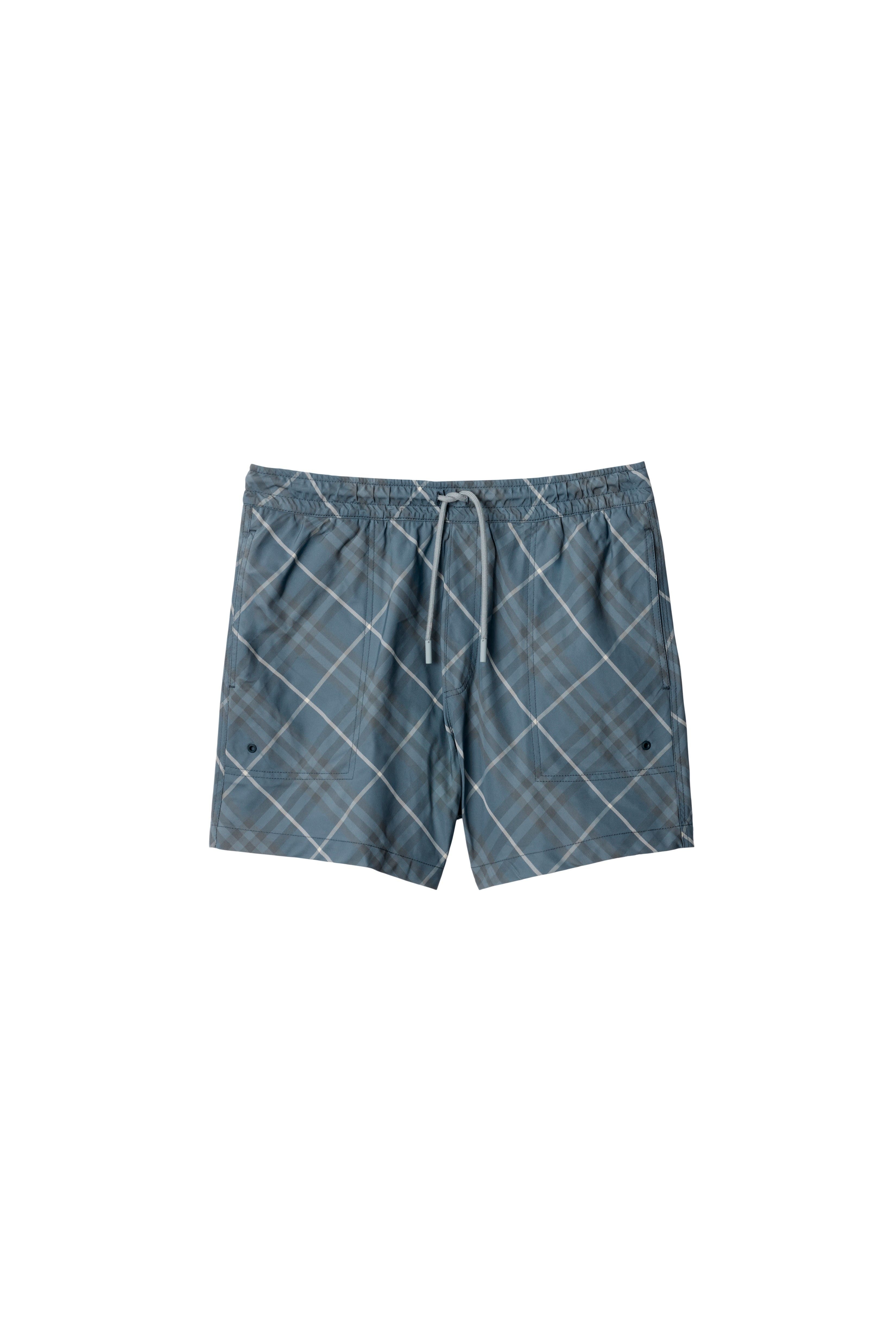 burberry Check Swim Shorts in Pewter at Nordstrom - 2