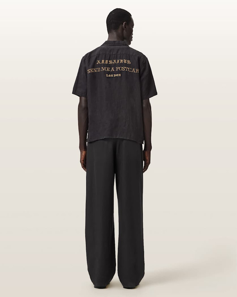 CONWAY WIDE LEG PLEATED PANTS 8