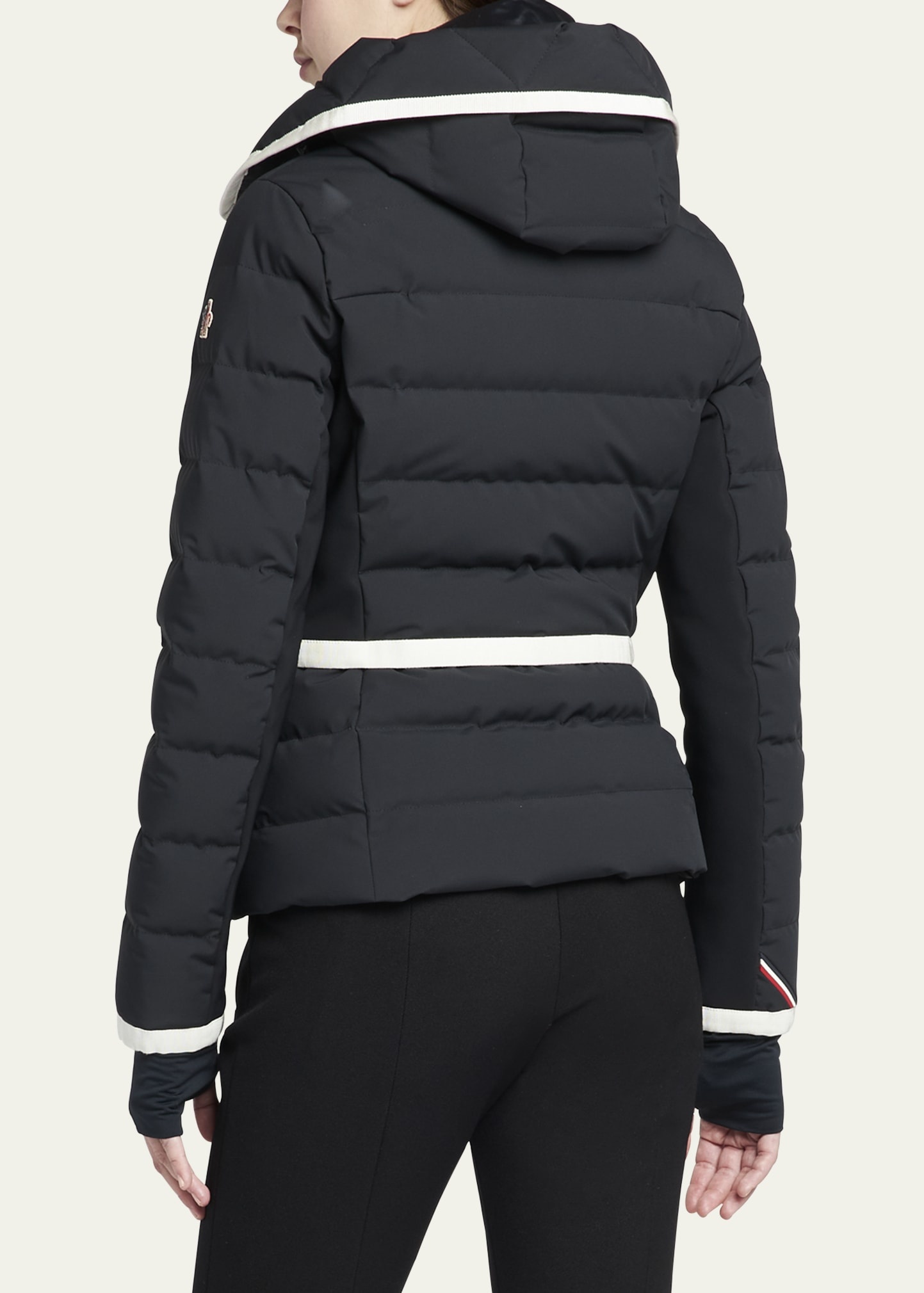 Lamoura Puffer Jacket with Contrast Trim - 3