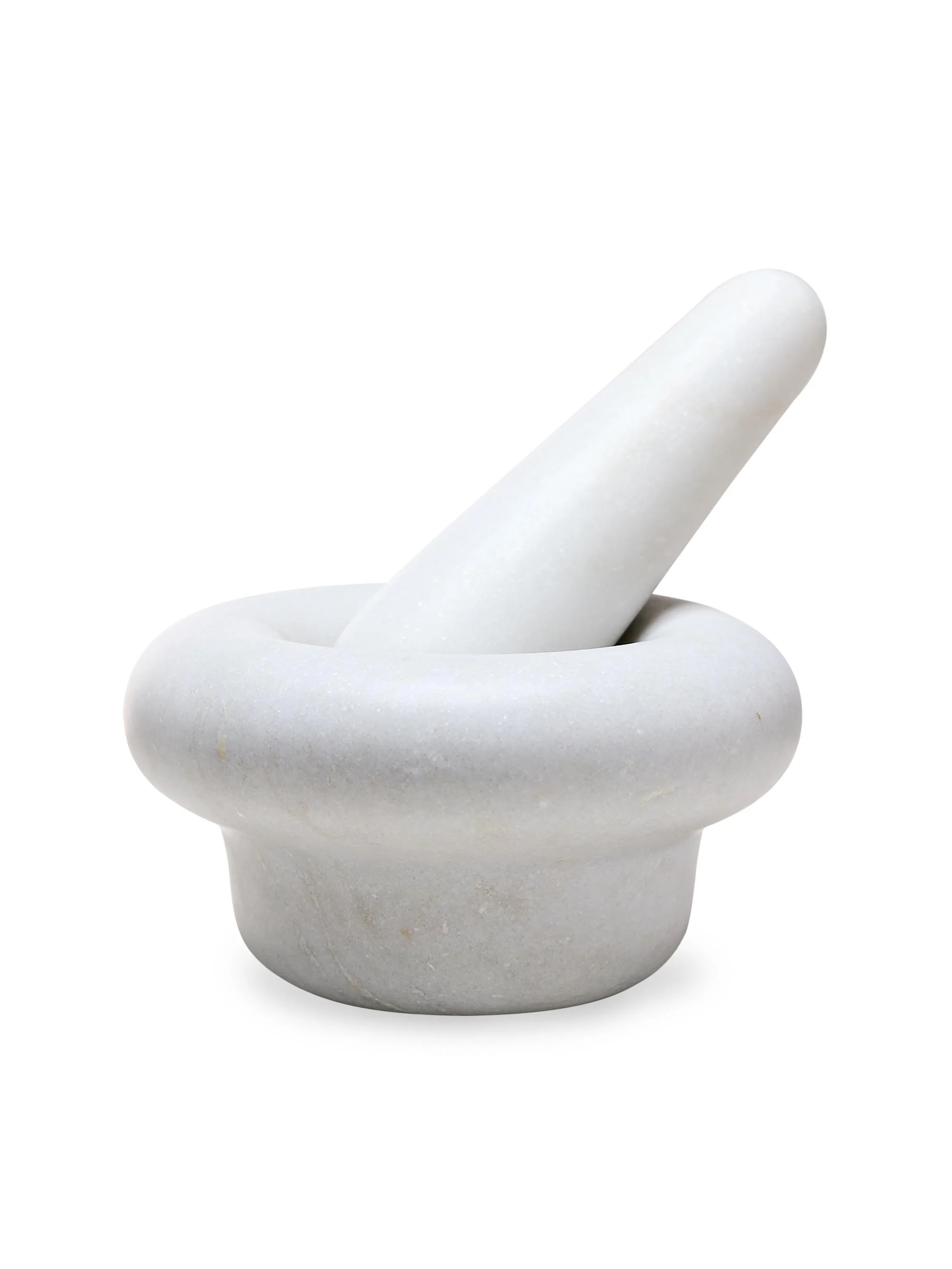 Stone Pestle & Mortar - White - 1