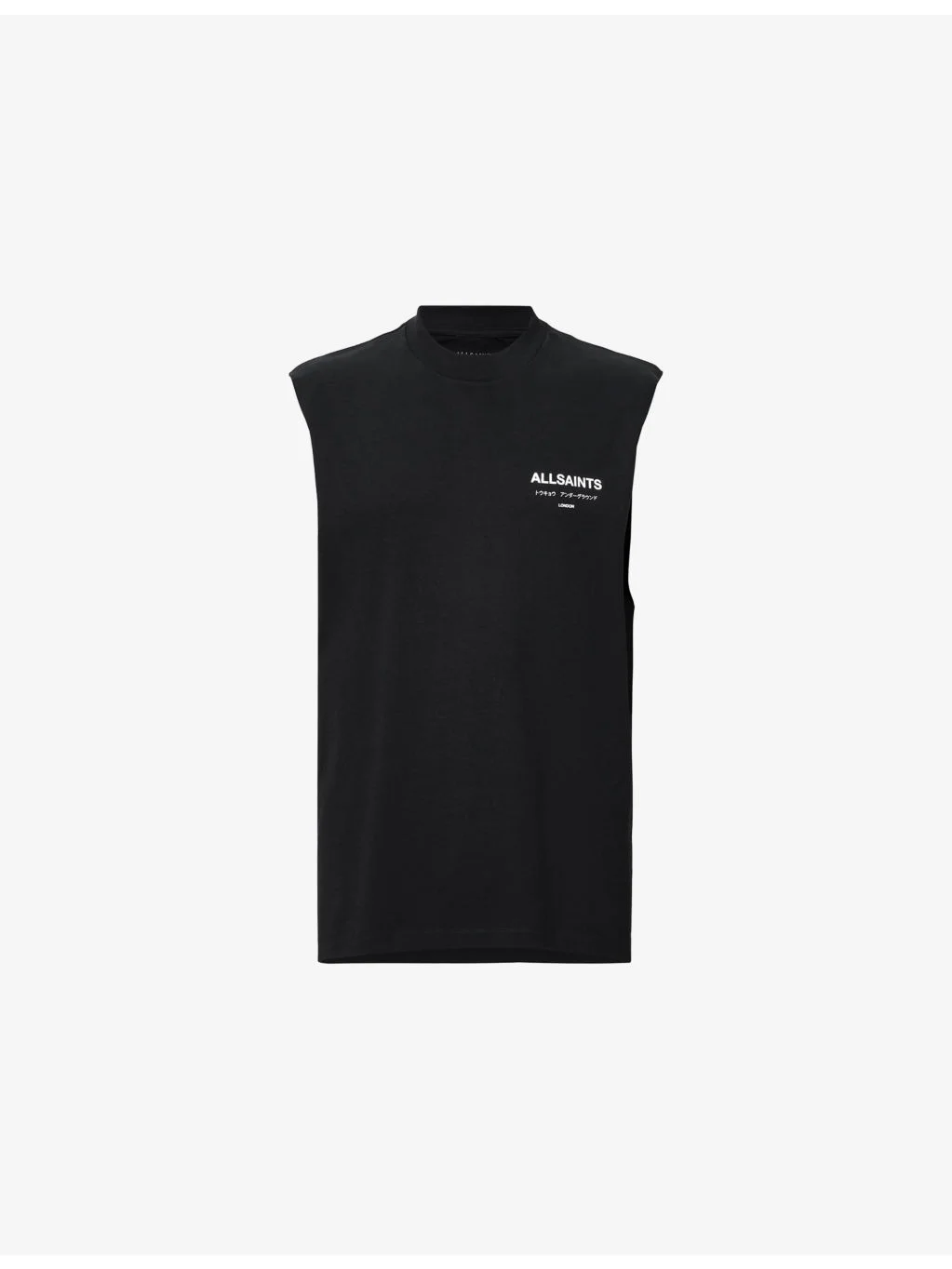 Underground Graphic-Print Sleeveless Cotton T-Shirt - 1