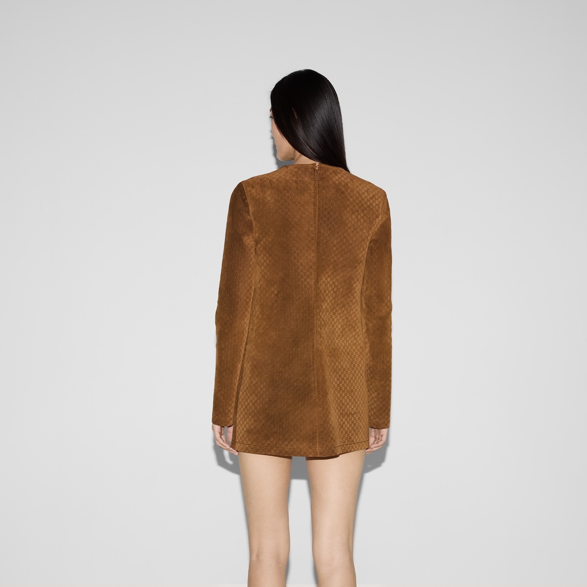 GG suede dress with Horsebit detail - 4