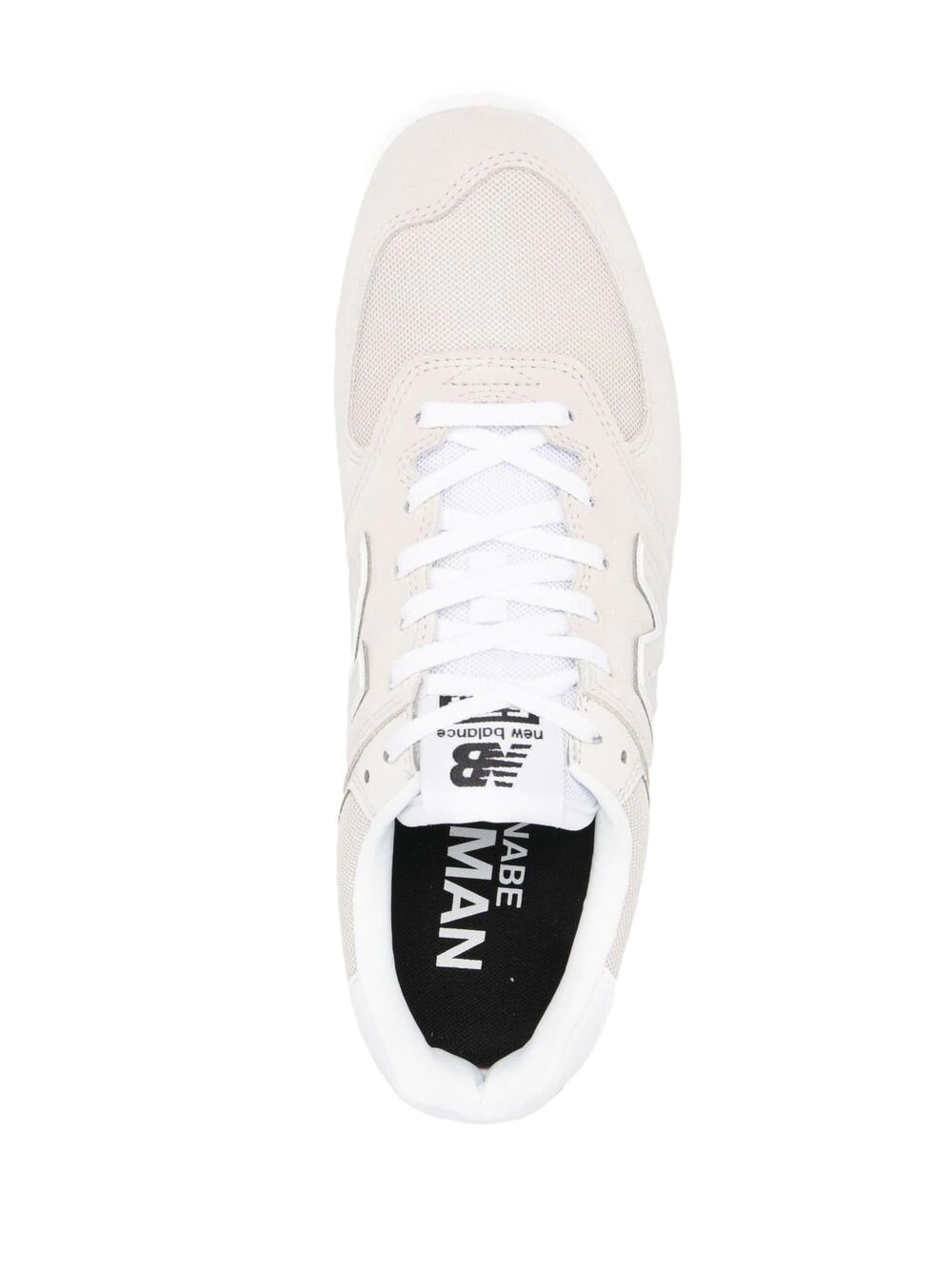 panelled low-top sneakers - 4
