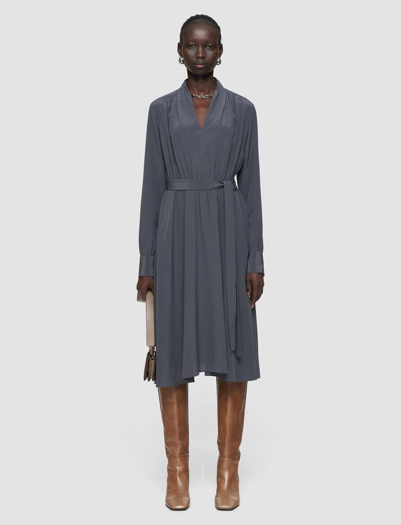 JOSEPH Severin Crepe de Chine Silk Dress outlook