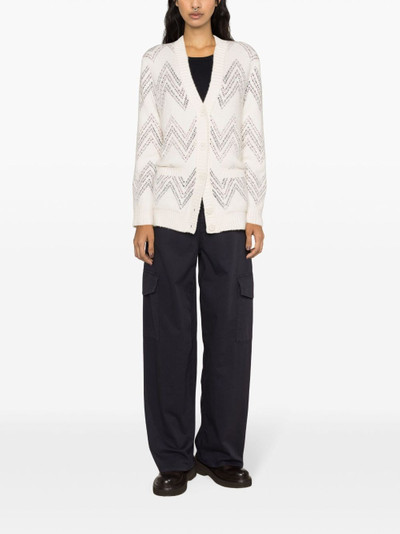 Missoni zigzag-jacquard cardigan outlook