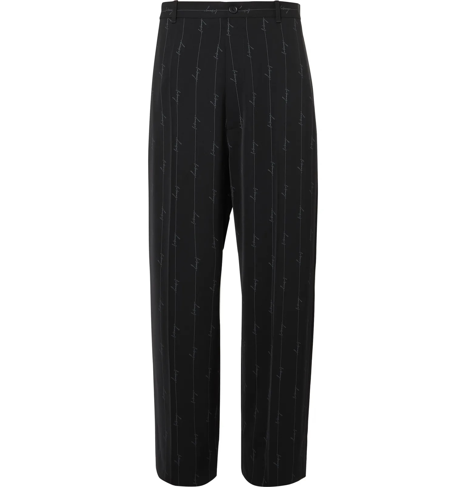 Logo-Print Twill Suit Trousers - 1