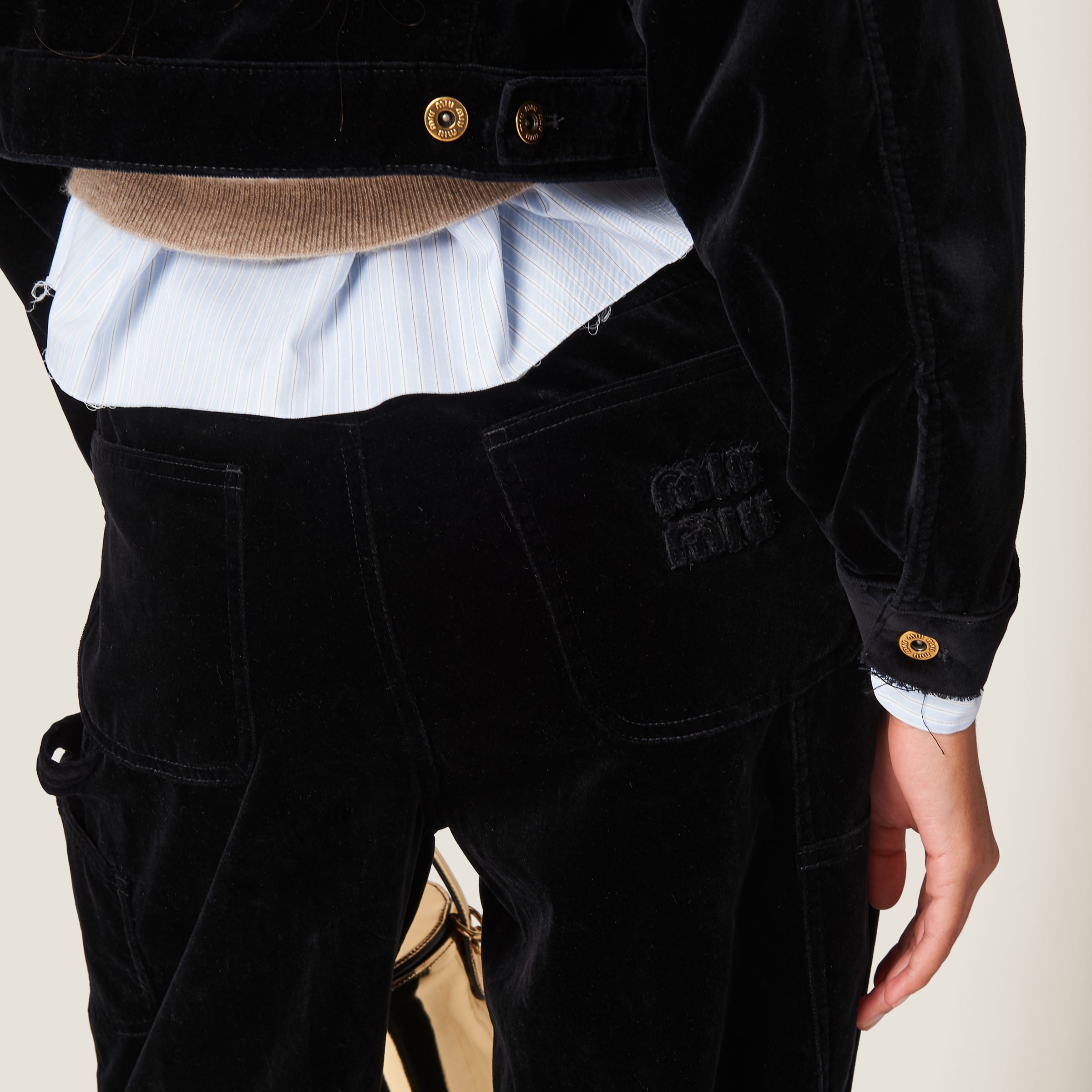 Washed velvet pants - 5