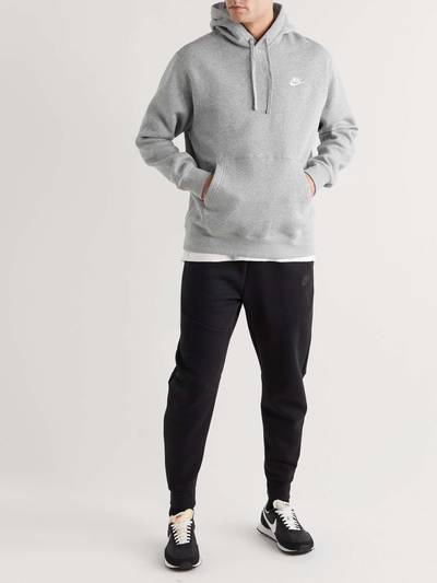 Nike Sportswear Club Logo-Embroidered Cotton-Blend Jersey Hoodie outlook