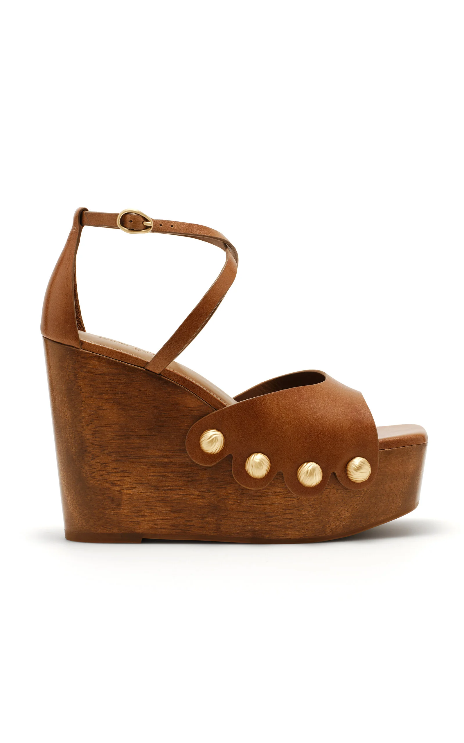 Orly Platform Leather Sandals - 1