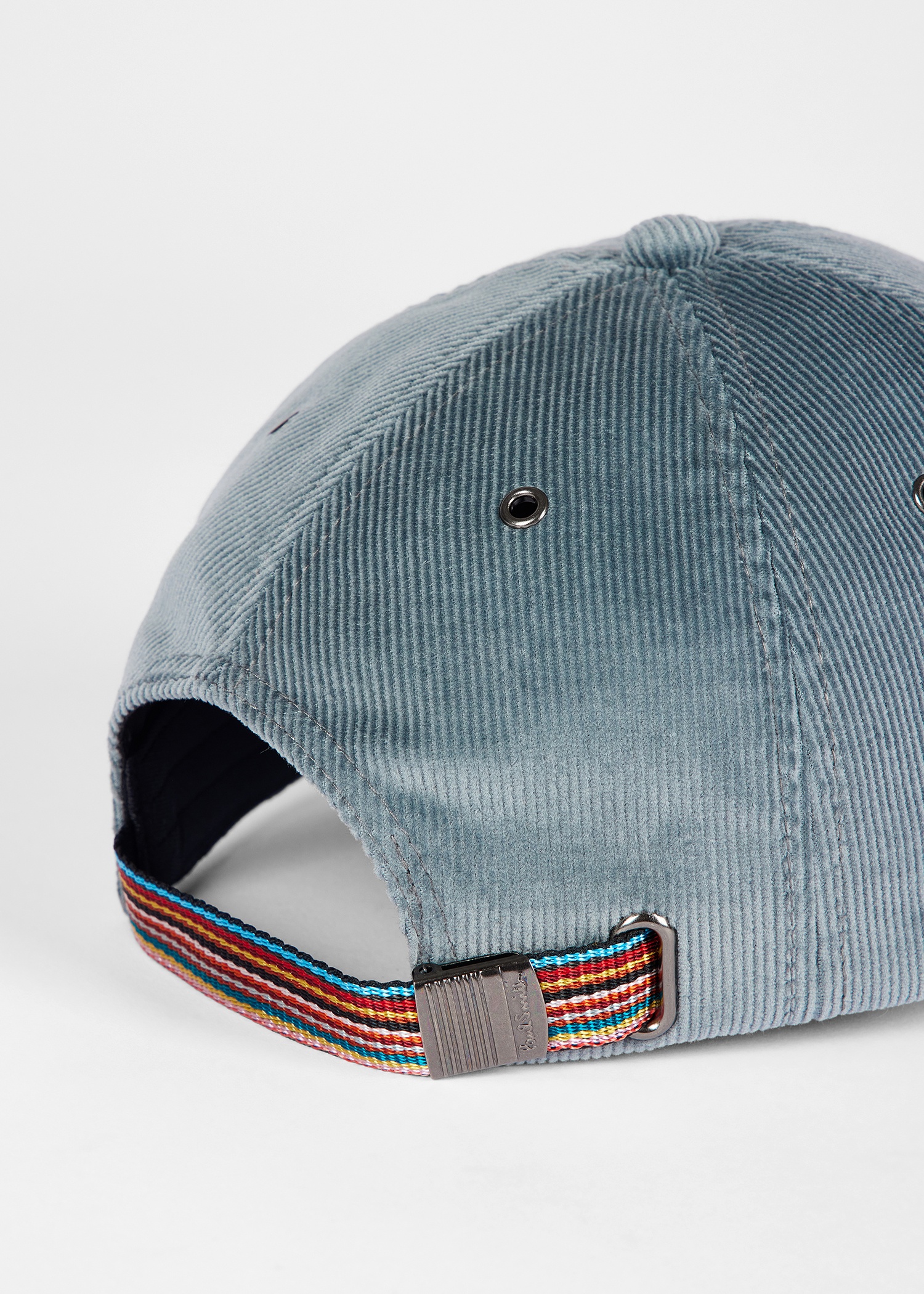 Light Blue Corduroy Baseball Cap - 3