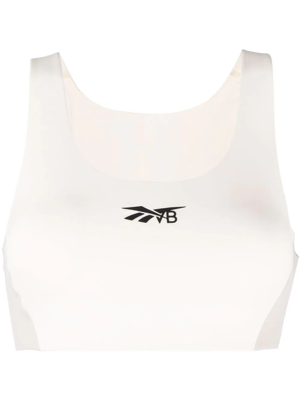 logo-print sports bra - 1