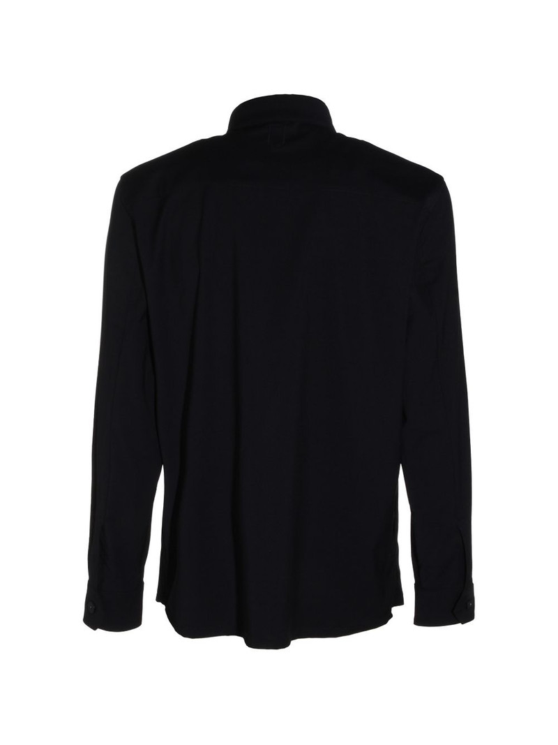 Canali button-detail shirt jacket outlook