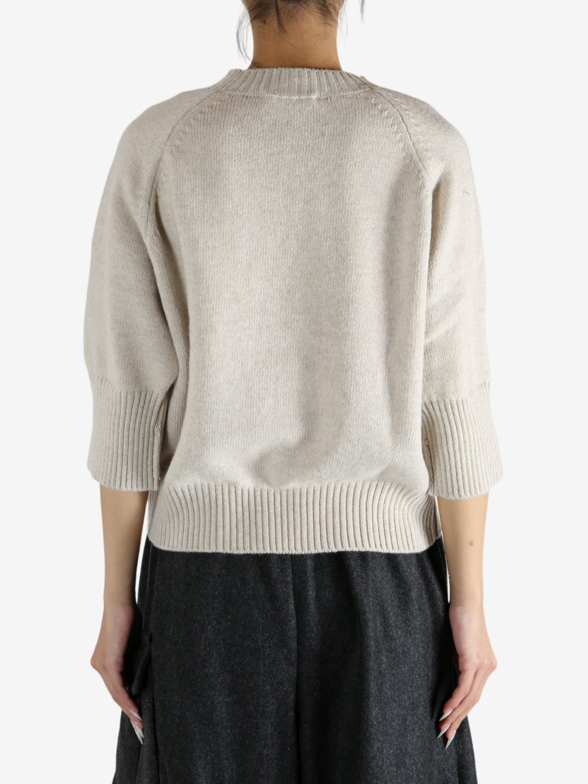 MARGARET HOWELL - Women Short Sleeve Chunky Crew Neck - 3