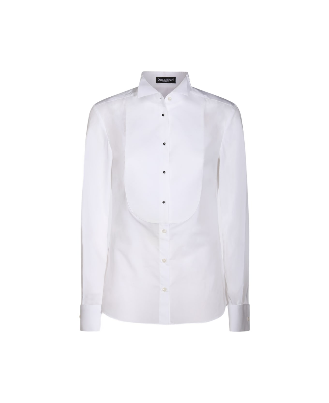 White Cotton Shirt - 1