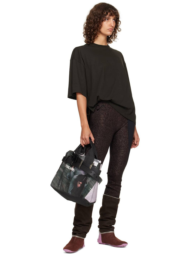 Multicolor Maxi Belted Tote 4