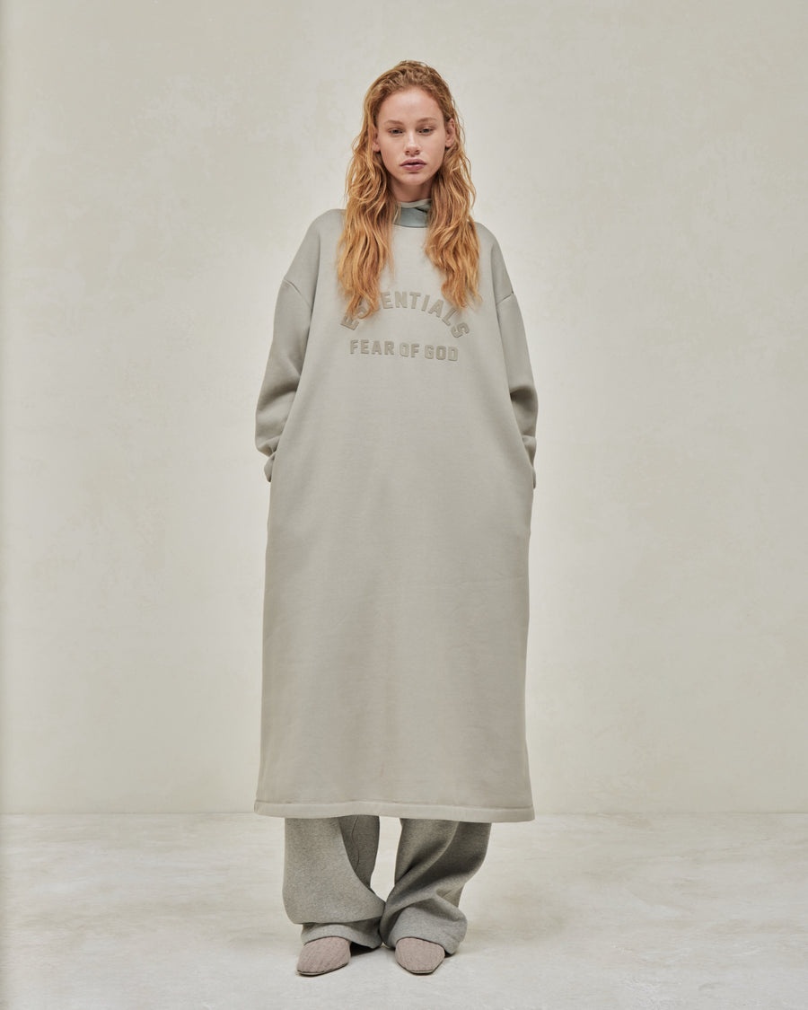 Womens Nylon Fleece Hooded Dress - 6