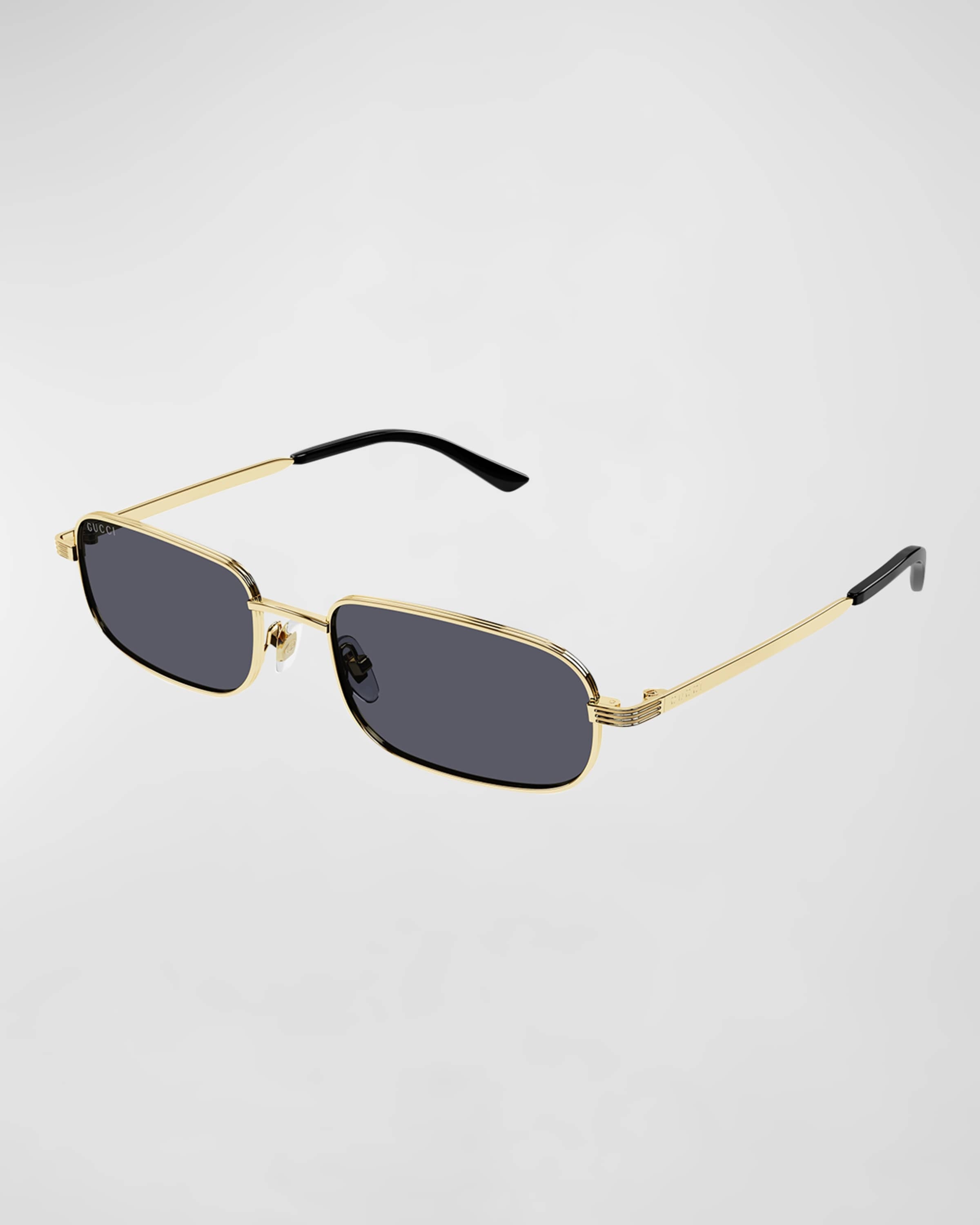 Men's GG1457Sm Metal Rectangle Sunglasses - 1
