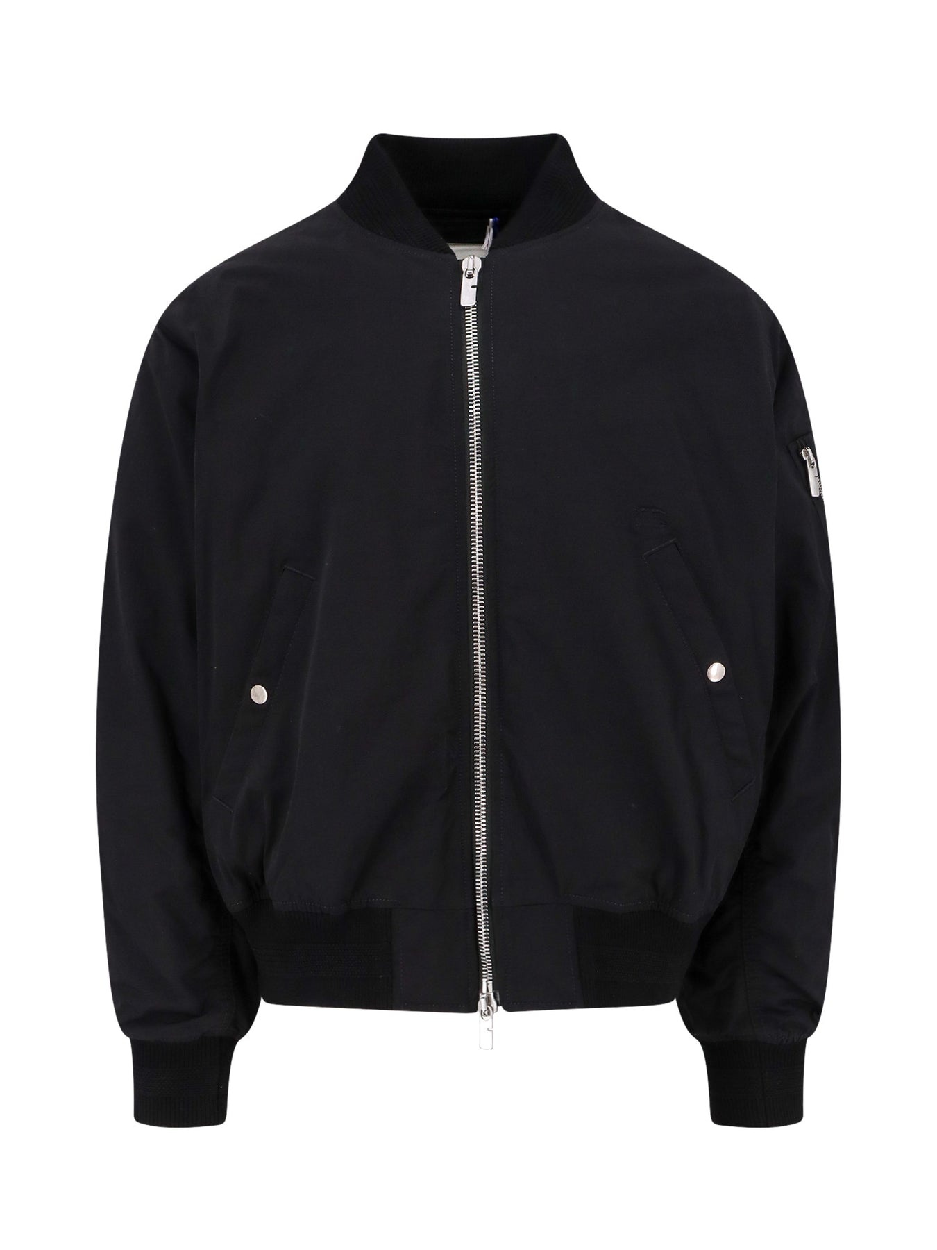 Burberry Nylon and cotton jacket with EKD embroidery