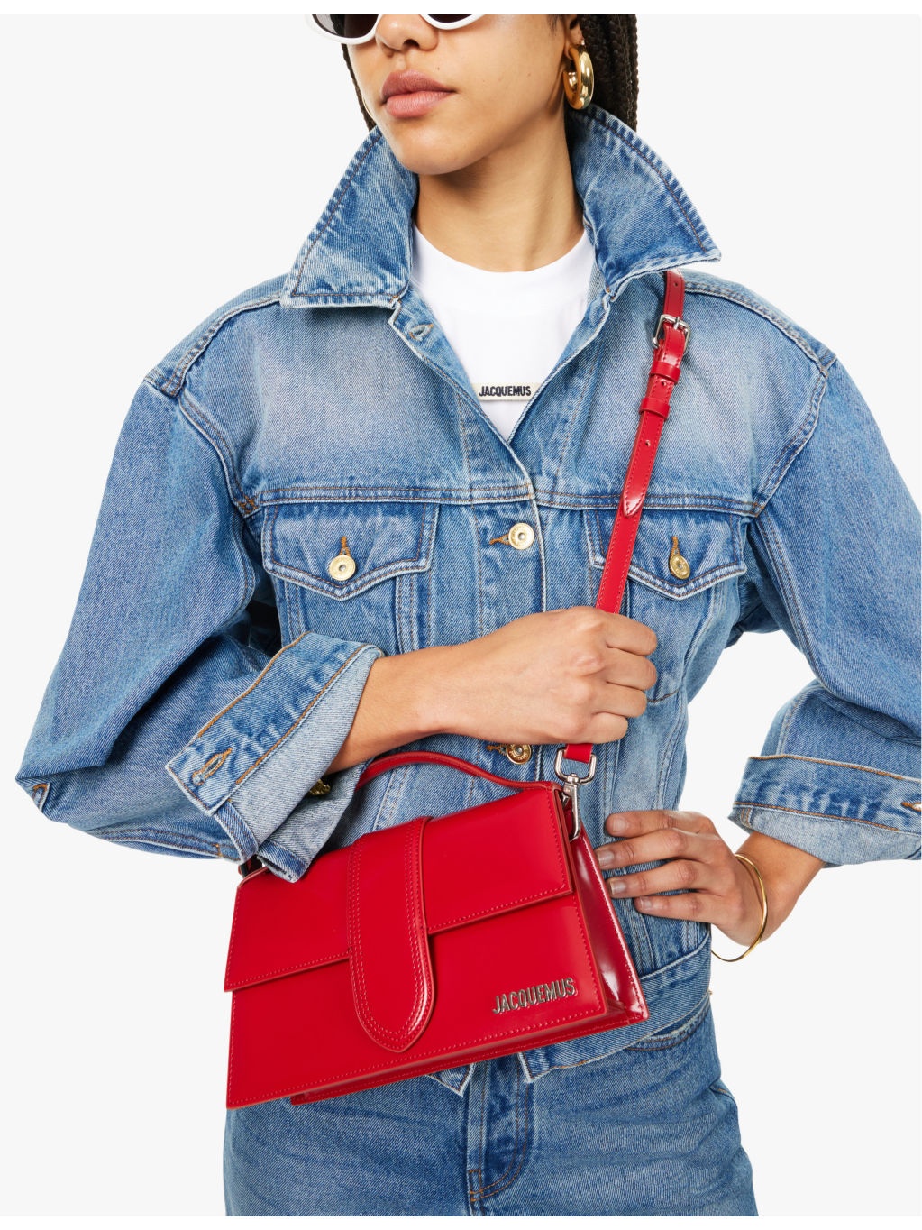 Le Grand Bambino leather top-handle bag - 2