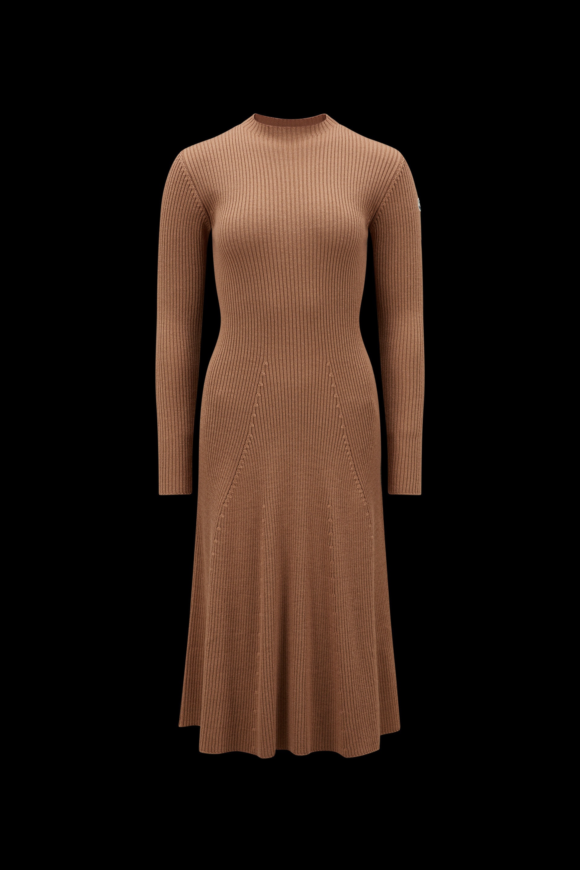 Knit Wool Midi Dress - 1