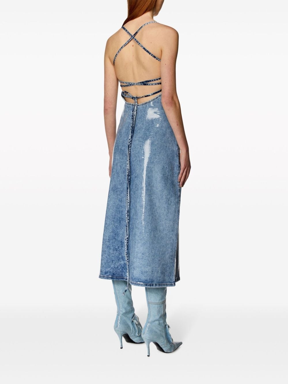 De-Held-S distressed denim dress - 3
