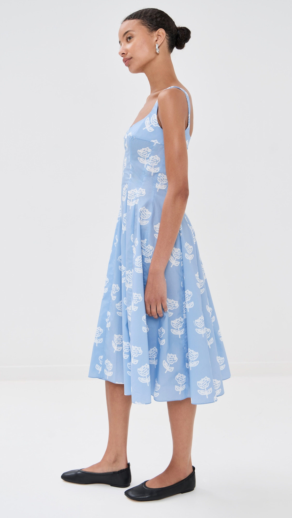 Poplin Flared Dress - 3