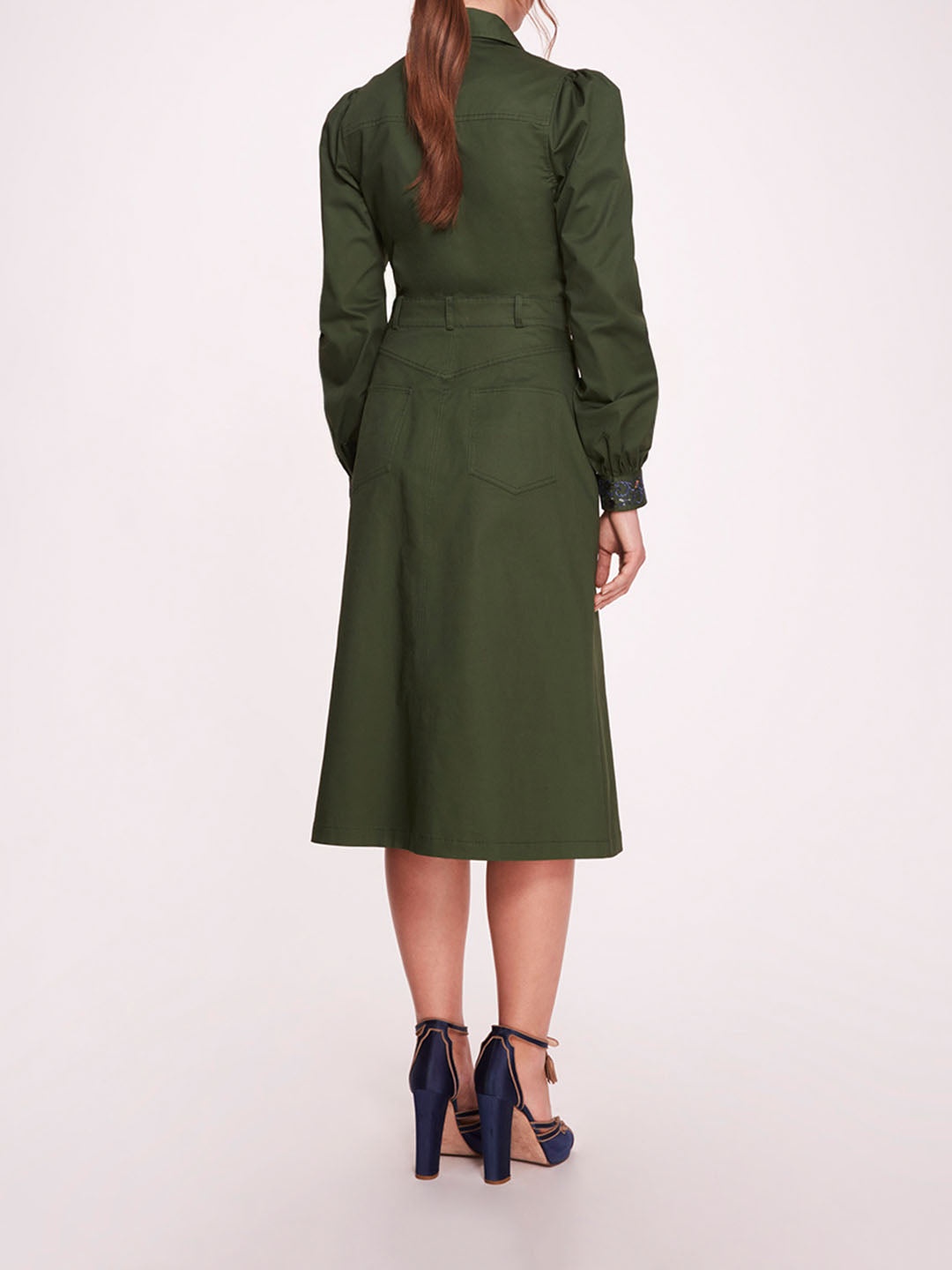 COTTON TWILL SHIRT DRESS - 2