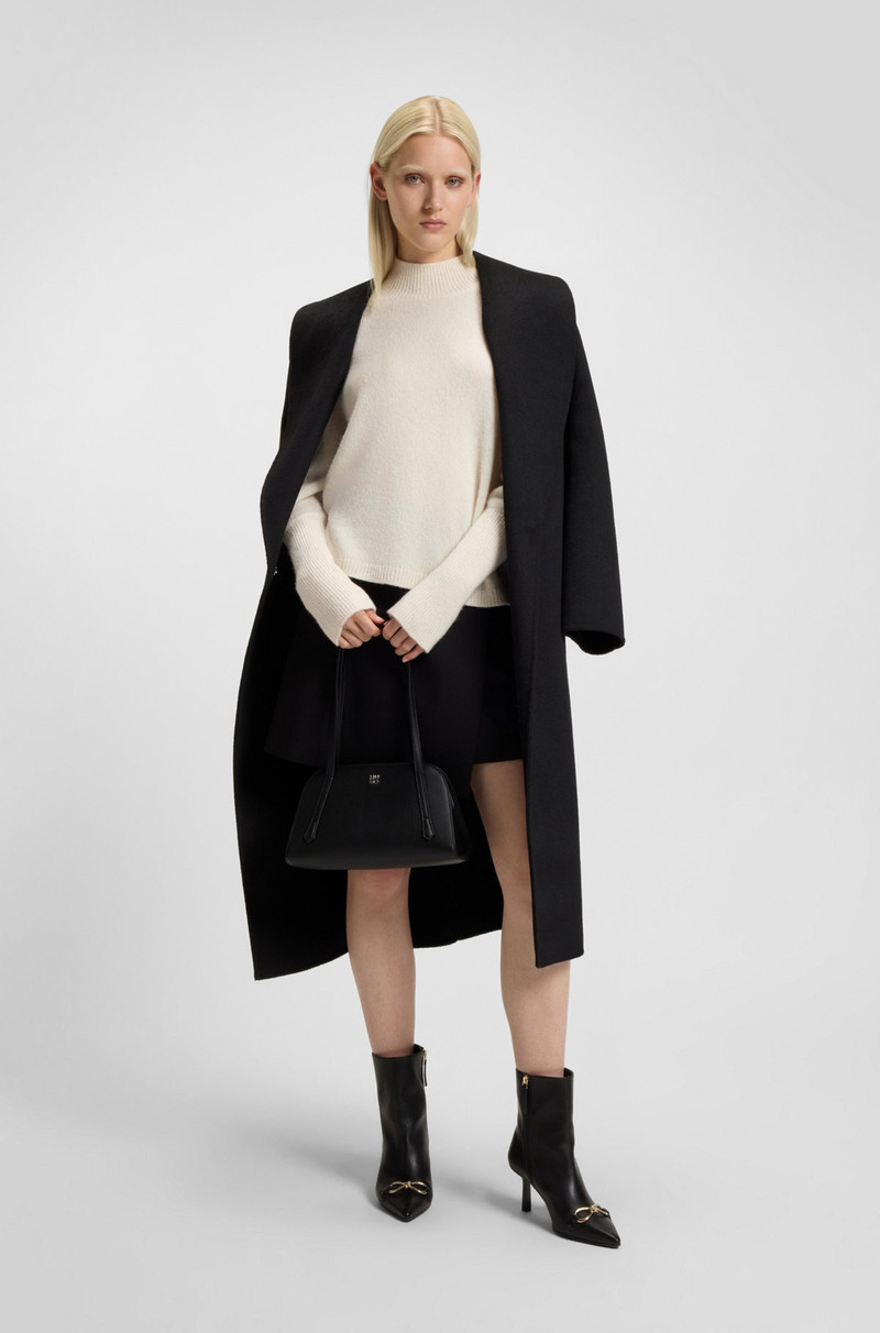 HUGO RELAXED-FIT MOCK-NECK SWEATER IN A WOOL BLEND outlook