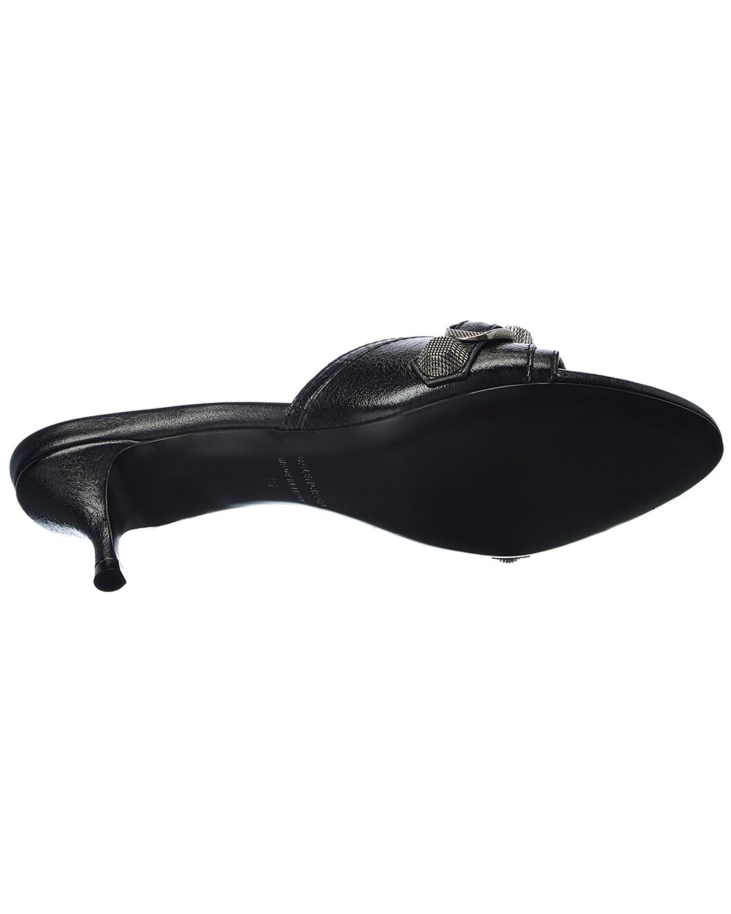 Balenciaga Cagole Leather Sandal - 4