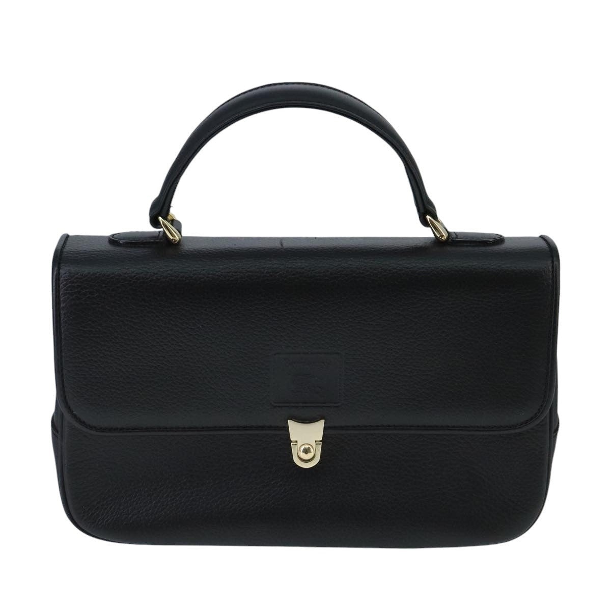 Burberry Hand Bag Leather Black - 13