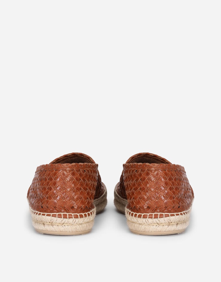 Woven goatskin espadrilles - 3