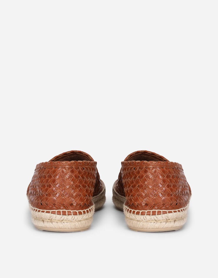 Woven goatskin espadrilles - 3