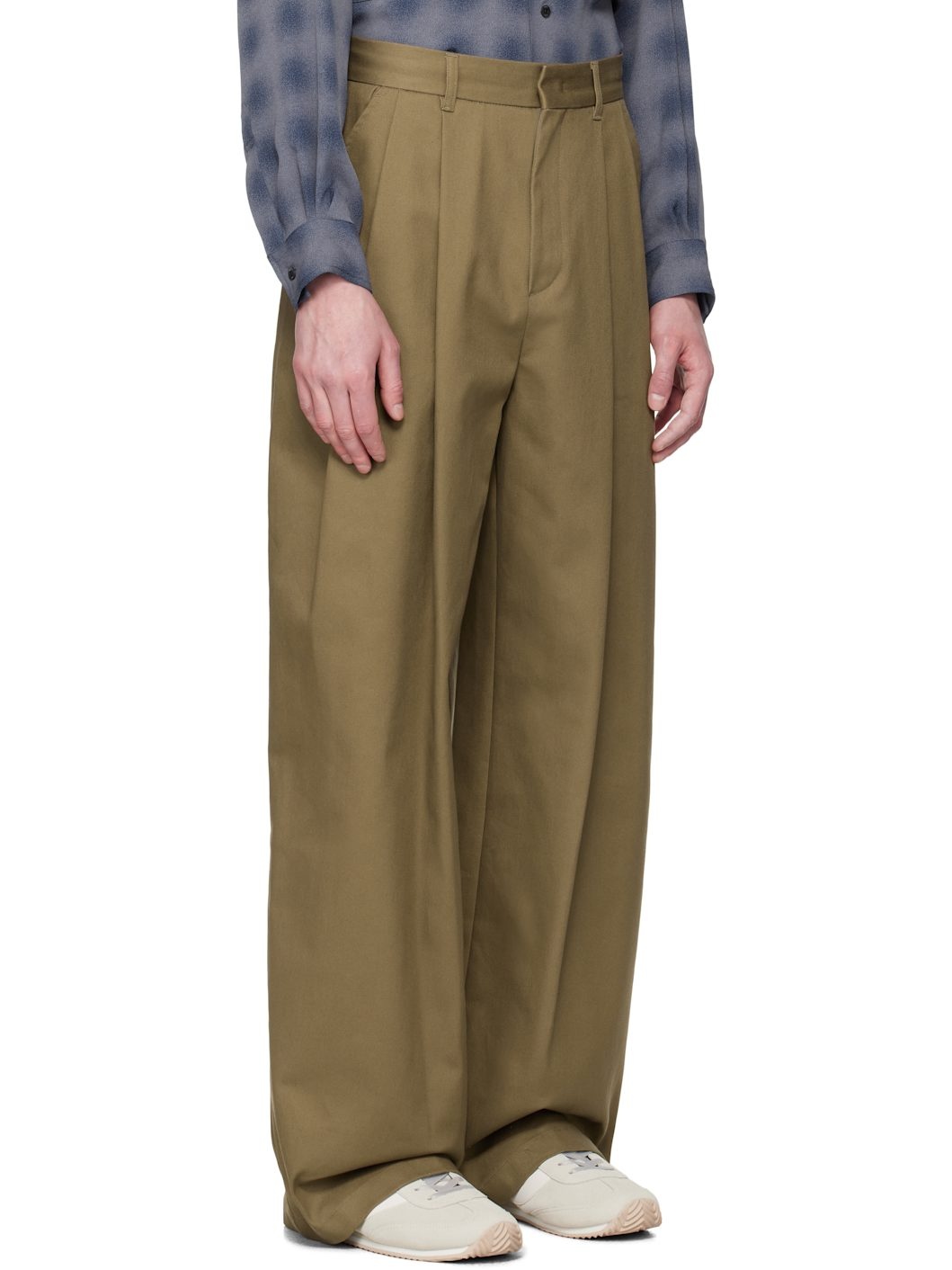 SSENSE Exclusive Brown Twill Trousers - 2